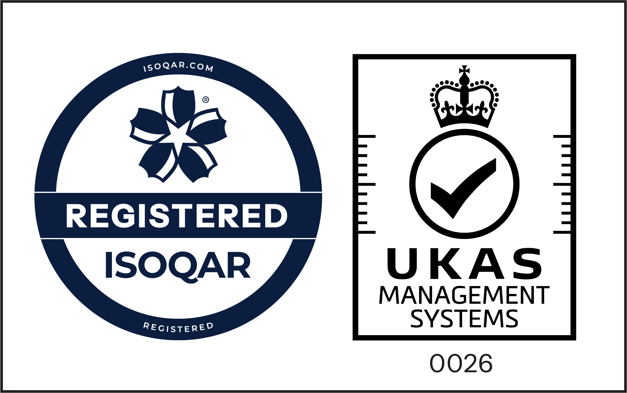 ISOQAR Registered, UKAS Management Systems